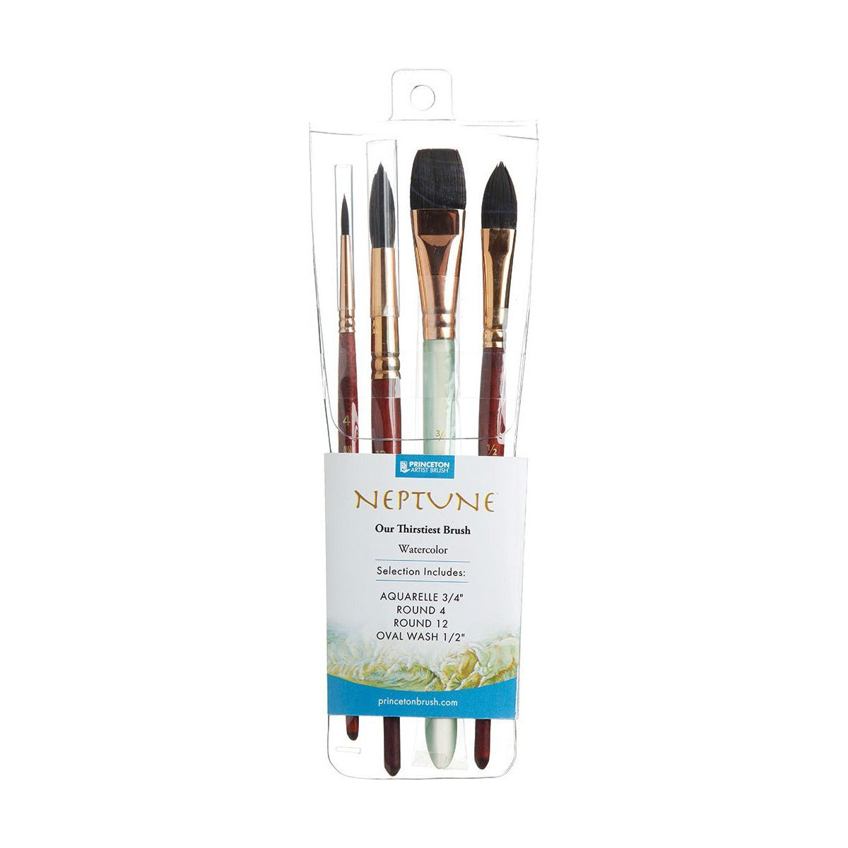 Set kistova za akvarel PRINCETON Neptune – 4-dijelni set