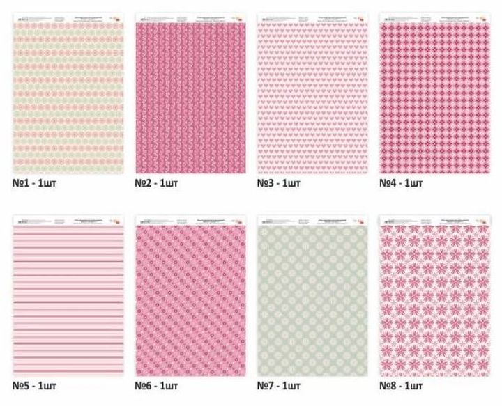 Set papira za scrapbooking Trenuci nježnosti 21 x 29.7 cm — slika 2