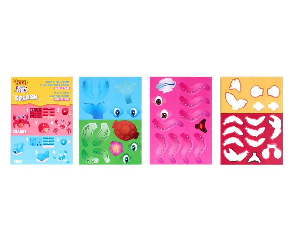 Set plastelina JOVI Play&Fun Splash 360 g u koferu
