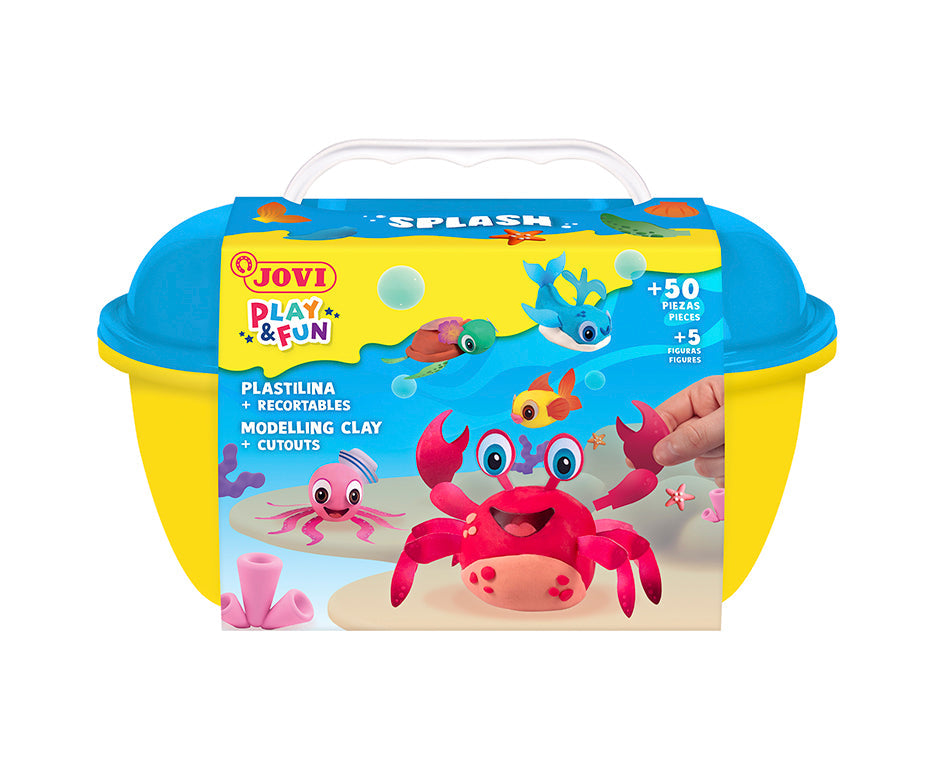 Set plastelina JOVI Play&Fun Splash 360 g u koferu