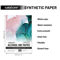 Set sintetičkih papira za alkoholne tinte KAMENSKAYA | različite veličine — slika 2