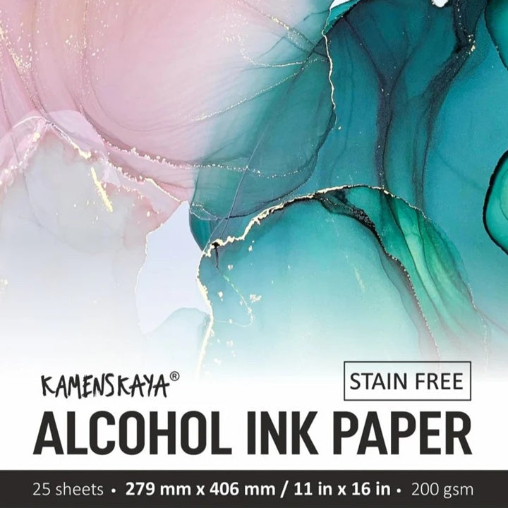 Set sintetičkih papira za alkoholne tinte KAMENSKAYA | različite veličine — slika 4