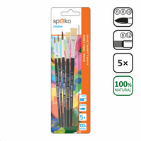 Set školskih kistova Spoko S0339, 5 kom