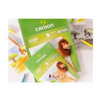 Skicirni blok CANSON Kids 90 g/m² – 30 listova, formati A5 – A4