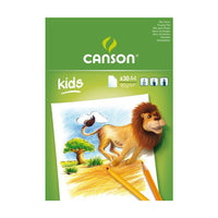 Skicirni blok CANSON Kids 90 g/m² – 30 listova, formati A5 – A4
