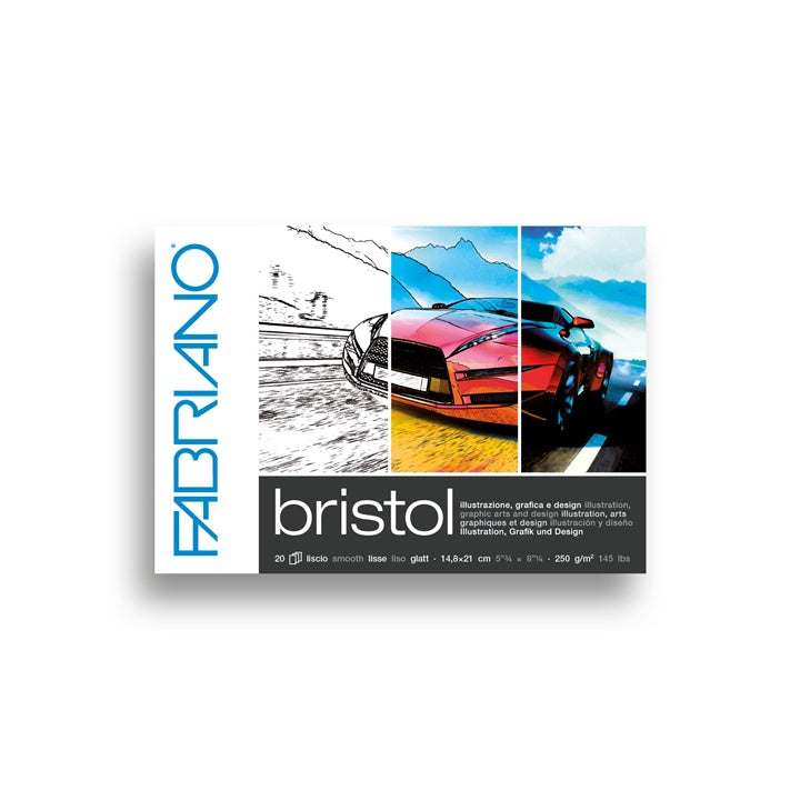 Skicovací blok FABRIANO BRISTOL | rôzne rozmery — obrázok 4