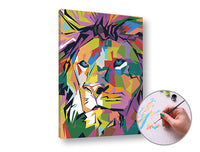 Slikanje po brojevima COLOUR LION | niska zahtjevnost — slika 2