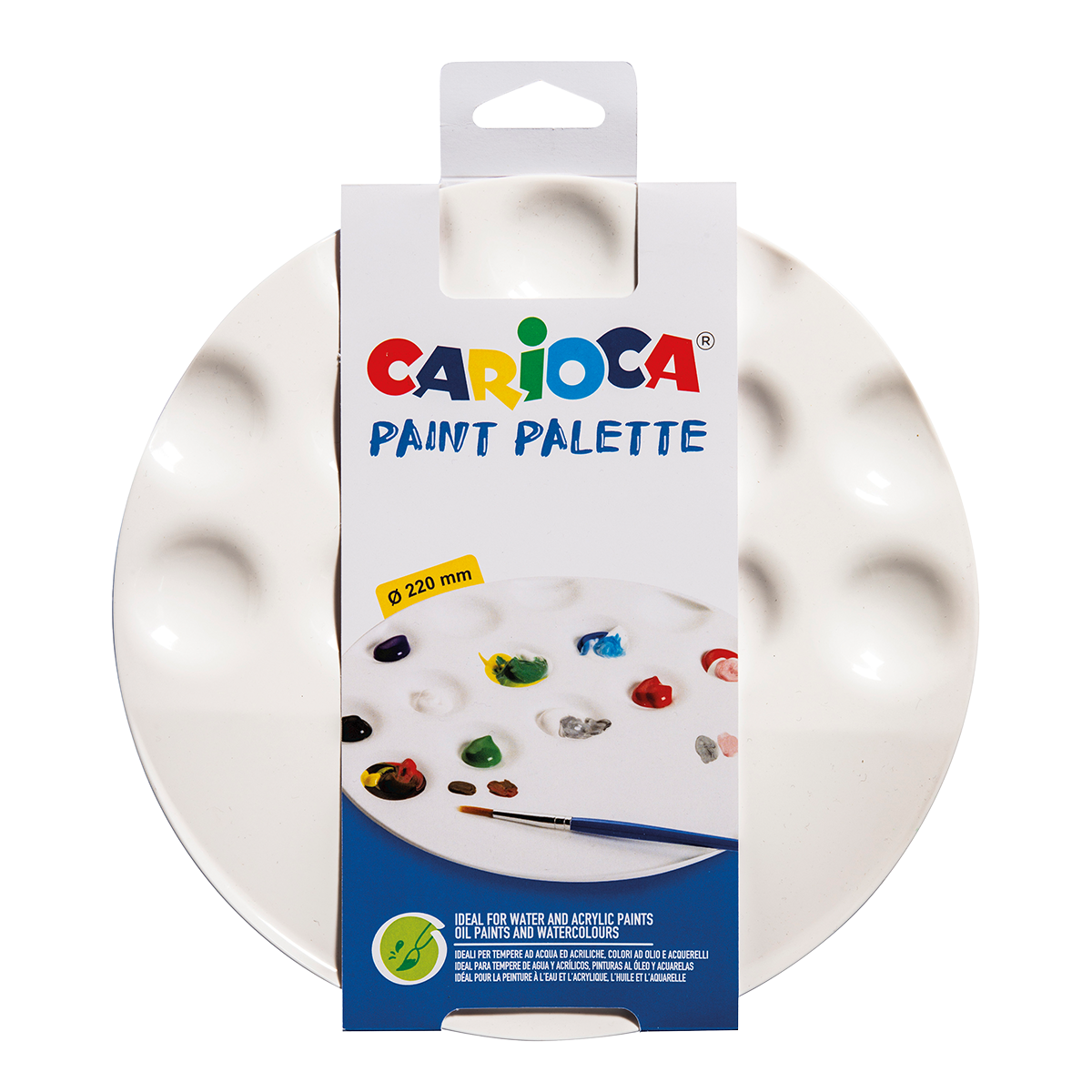 Slikarska paleta Carioca za 13 boja