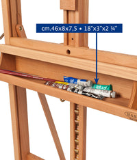 Slikarski štafelaj atelijerski MABEF Workshop - bukovo drvo