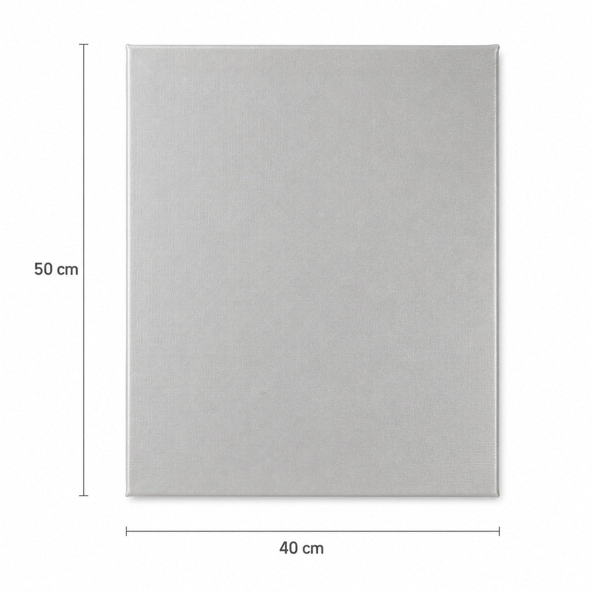 Slikarsko platno na okviru Phoenix metalik srebrno 40 x 50 cm