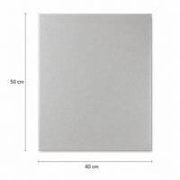Slikarsko platno na okviru Phoenix metalik srebrno 40 x 50 cm