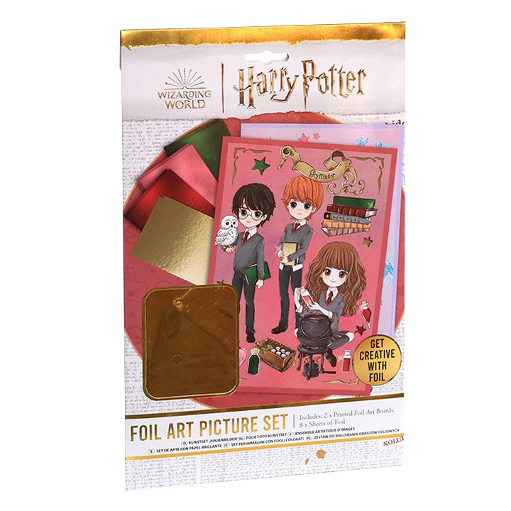Slike Harry Potter sa zlatnom folijom - kreativni set
