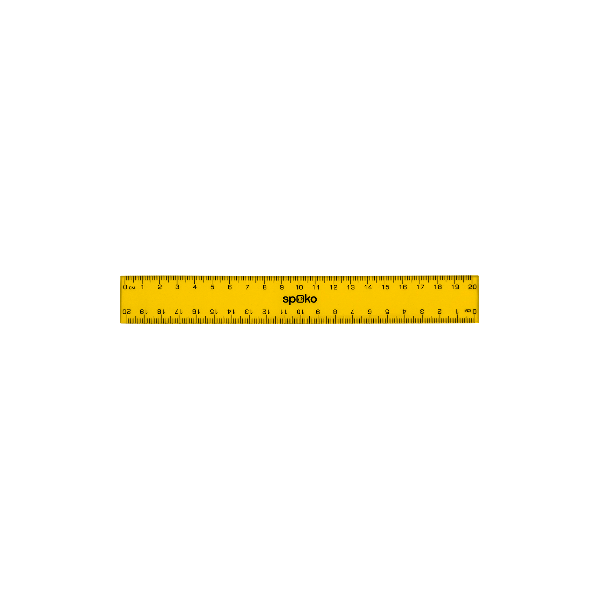 Ravnalo Spoko, 20 cm, mix boja