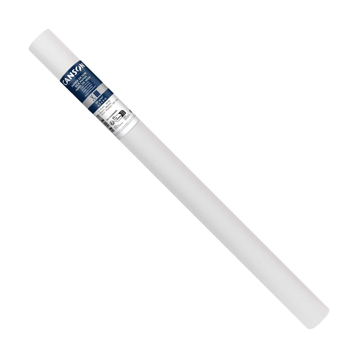 Svileni papir CANSON u roli - 50 x 500 cm, 20 g – Bijela