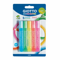 Svjetlucavo ljepilo GIOTTO Glitter Glue neonske boje 5 x 10 g