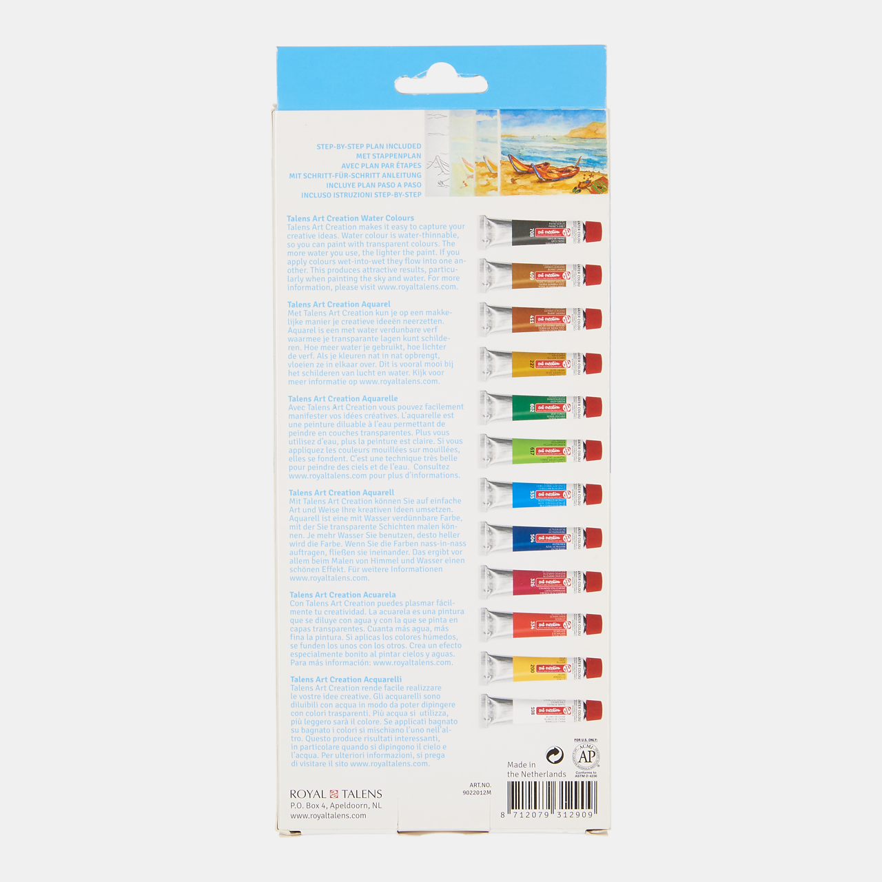 ROYAL TALENS set akvarel boja Talens Art Creation 12 x 12 ml