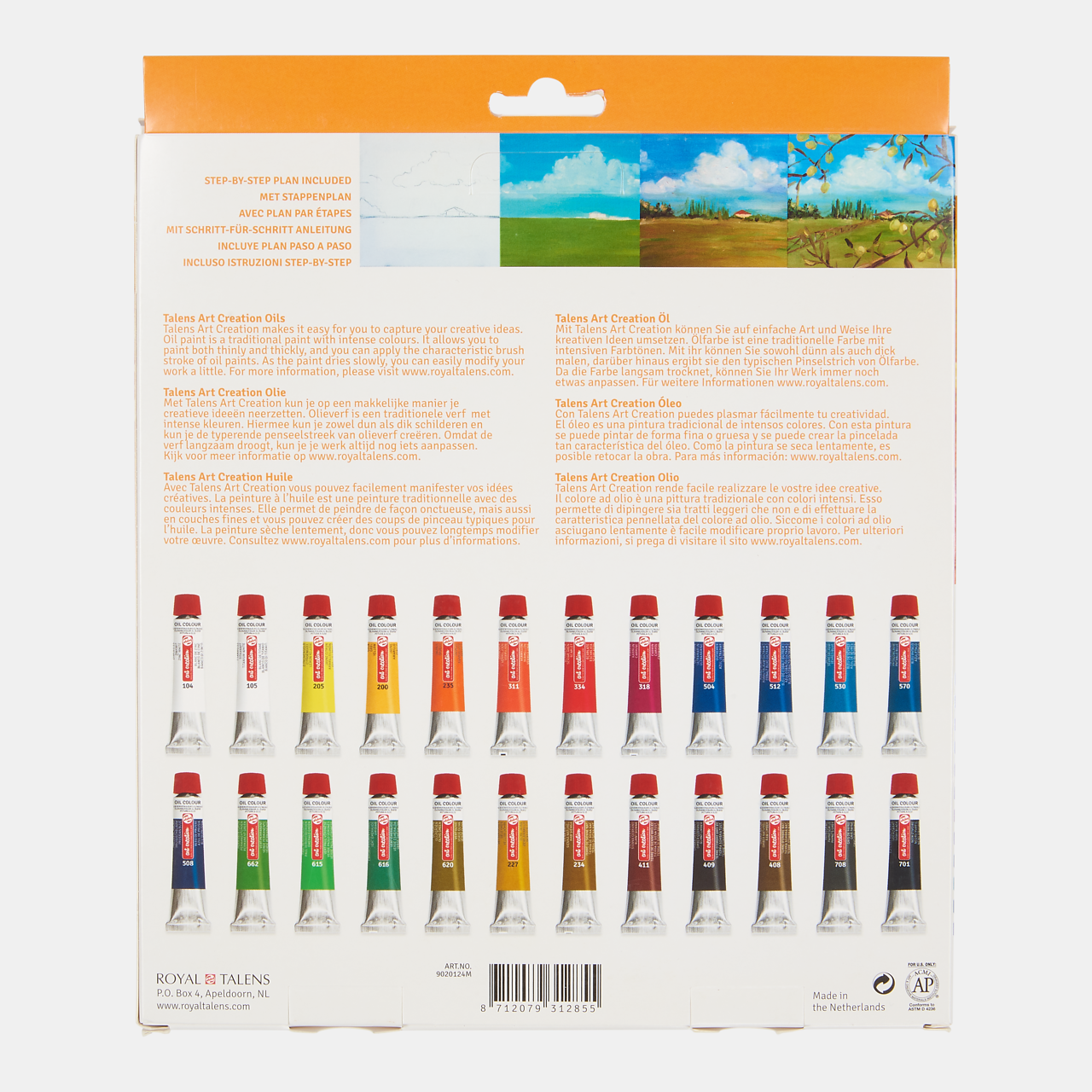 Set uljanih boja ROYAL TALENS Art Creation 24 x 12 ml