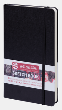 Skic blok ROYAL TALENS Art Creation Black 13 x 21 cm, 140 g, 90 listova, tvrdi uvez