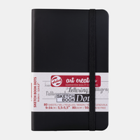 Skic blok ROYAL TALENS Talens Art Creation DOT Black 9 x 14 cm, 80 listova