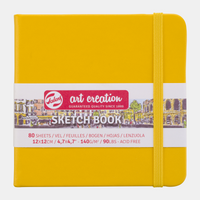 Blok za skiciranje Talens Art Creation Golden Yellow 12 x 12 cm, 140 g/m², 80 listova