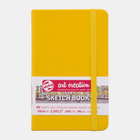 Blok za skiciranje Talens Art Creation Golden Yellow 9 x 14 cm, 140 g, 80 listova - tvrdi uvez