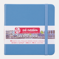 Blok za skiciranje Talens Art Creation Light Blue 12 x 12 cm, 140 g, 80 listova