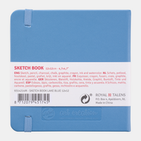 Blok za skiciranje Talens Art Creation Light Blue 12 x 12 cm, 140 g, 80 listova