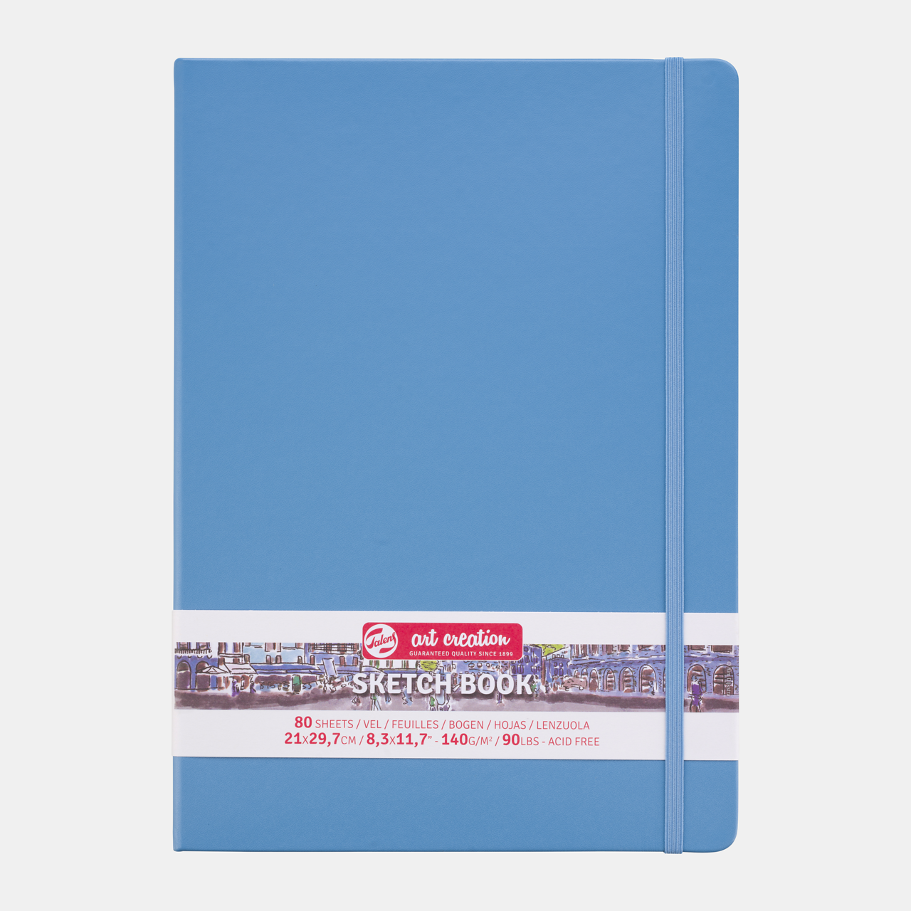 Blok za skiciranje Talens Art Creation Light Blue 21 x 30 cm, 140 g, 80 listova