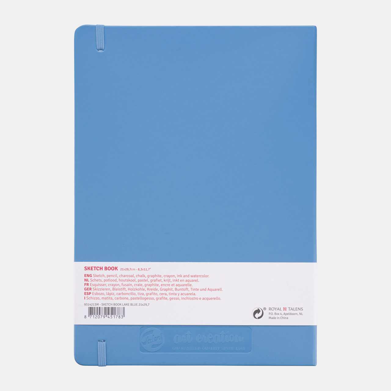 Blok za skiciranje Talens Art Creation Light Blue 21 x 30 cm, 140 g, 80 listova