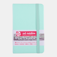 Skic blok Talens Art Creation Mint 9 x 14 cm, 140 g, 80 listova - tvrdi uvez