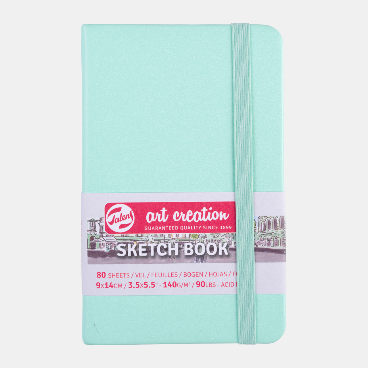 Skic blok Talens Art Creation Mint 9 x 14 cm, 140 g, 80 listova - tvrdi uvez