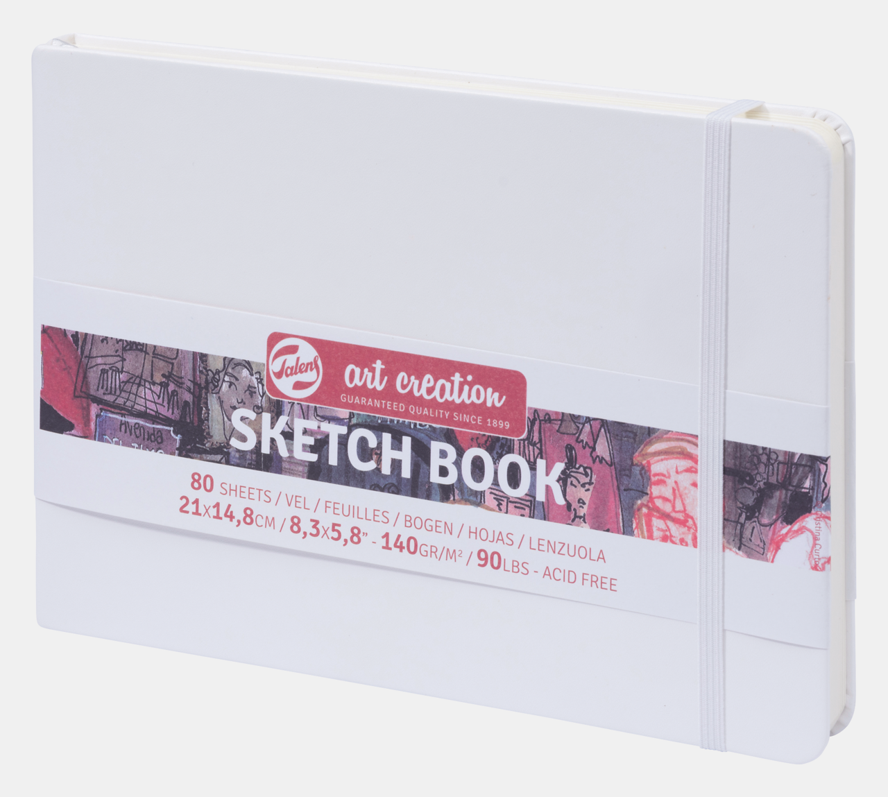 Blok za skiciranje ROYAL TALENS Art Creation White 15 x 21 cm, 140 g, 80 listova