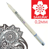 Technické pero SAKURA Pigma Micron BLACK | rôzne hrúbky — obrázok 2