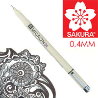 Technické pero SAKURA Pigma Micron BLACK | rôzne hrúbky — obrázok 6