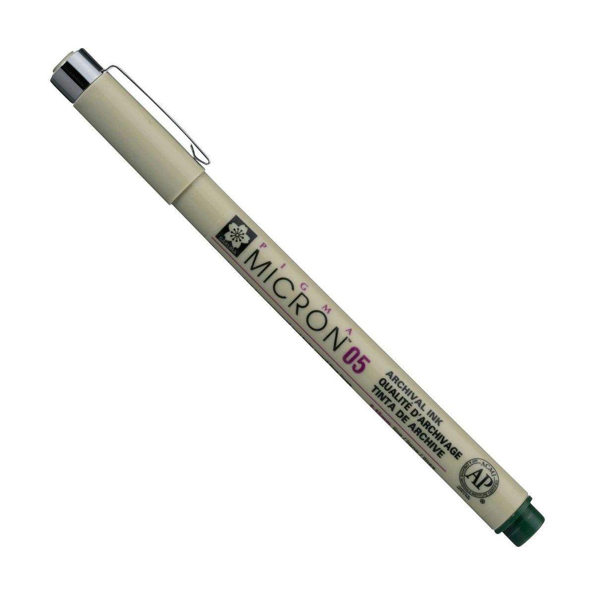 Tehničko pero SAKURA Pigma Micron, lovačka zelena, 0,45 – 0,50 mm
