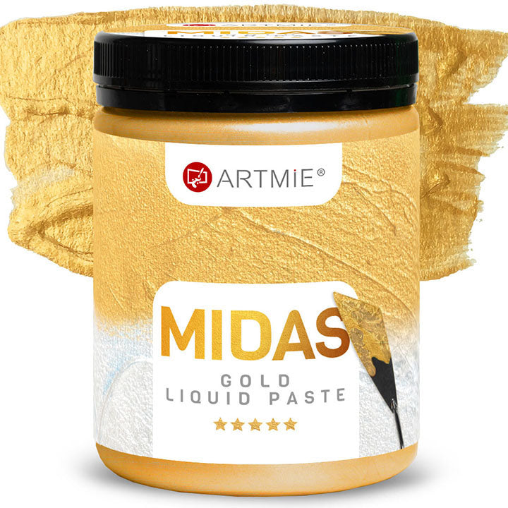Tekuća metalik pasta ARTMIE MIDAS zlatna | različiti volumeni — slika 3
