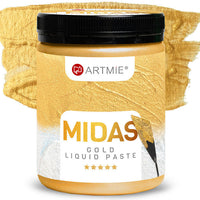 Tekuća metalik pasta ARTMIE MIDAS zlatna | različiti volumeni — slika 3