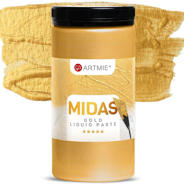 Tekuća metalik pasta ARTMIE MIDAS zlatna | različiti volumeni — slika 4