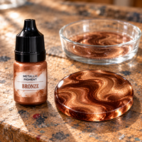 Tekući metalik pigment za smolu 5 ml – brončana (brončana)