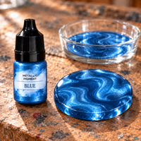 Tekući metalik pigment za smolu 5 ml – plava (plava)
