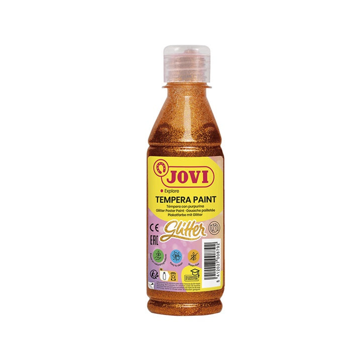 Tekuća gliter tempera JOVI 250 ml – narančasta
