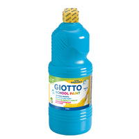 Tempera boja GIOTTO School Paint 1000 ml – cijan
