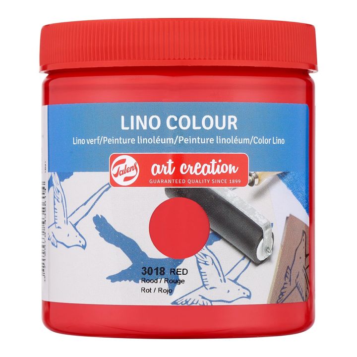 Tiskarska boja Lino Colour Art Creation 250 ml – 3018 crvena