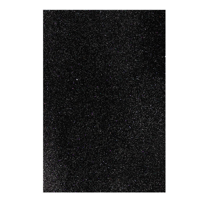 Svjetlucava dekorativna guma samoljepljiva EVA sheet 20x30 cm – 16474 crna