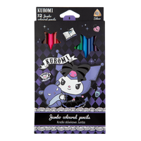 Trokutaste drvene bojice Colorino JUMBO Kuromi, 12 boja
