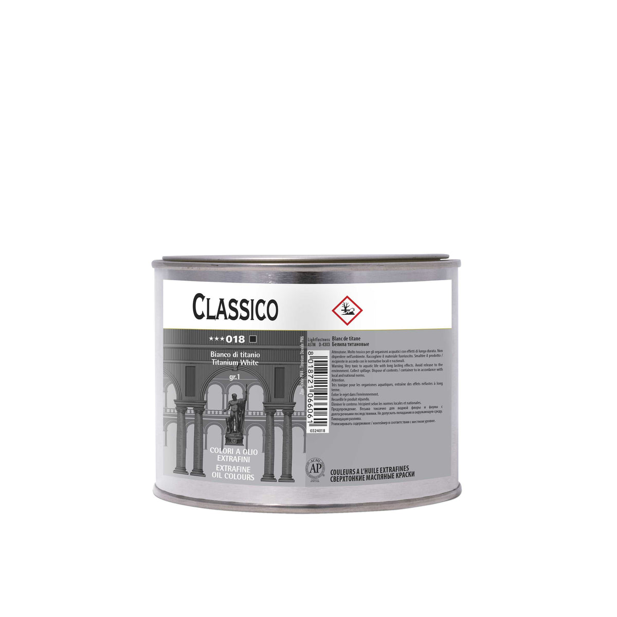 Uljana boja Maimeri Classico - 500 ml | odaberite nijansu – Bjelokosno crna