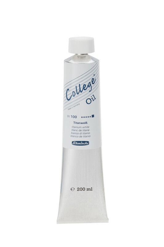 Uljana boja Schmincke College Oil 200 ml – 100 Titan bijela