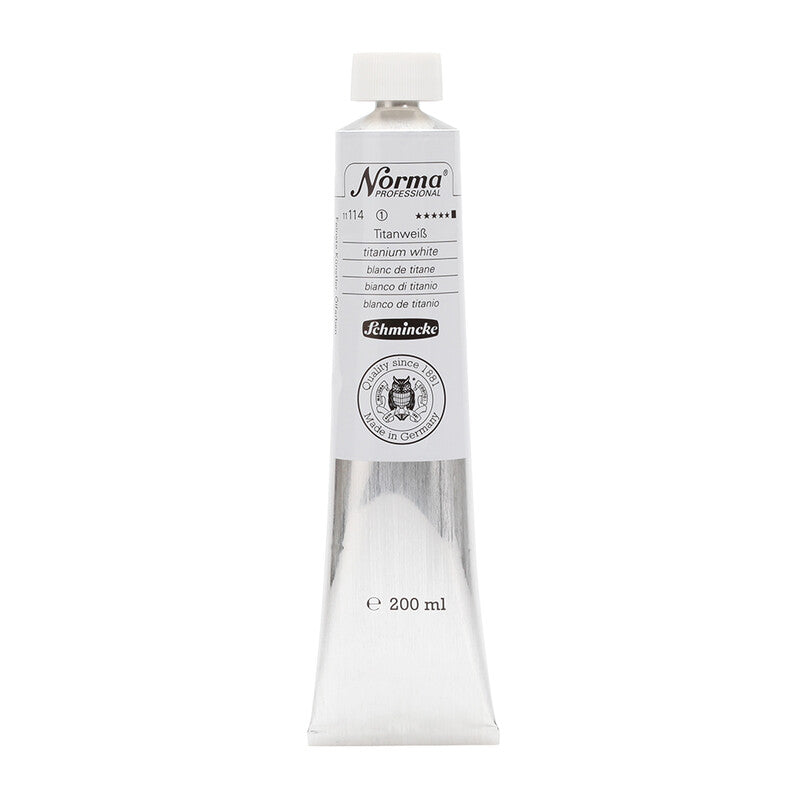 Uljana boja Schmincke Norma Professional 200 ml – 114 Titan bijela