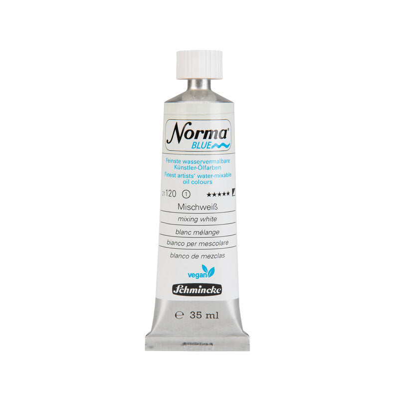 Uljane boje Schmincke Norma Blue 35 ml – 120 Bijela za miješanje