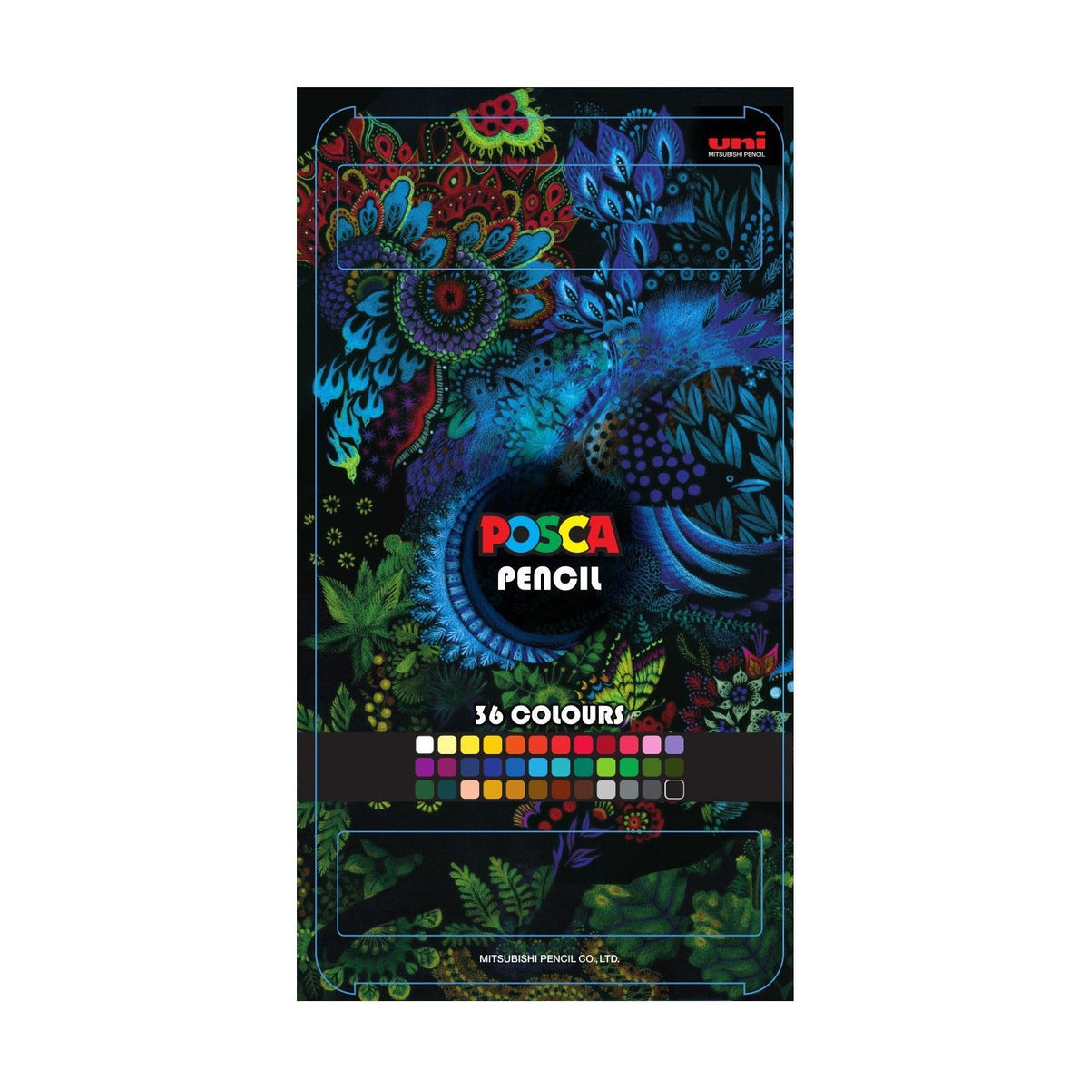 Uljani pasteli Posca KPE-200 36C – set, miks boja